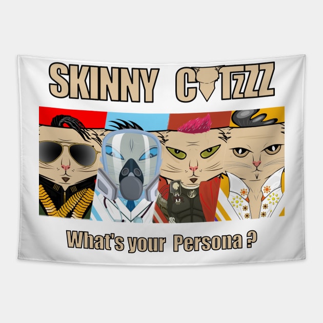 Skinny Catzzz | What's your Persona? Tapestry by SkinnyCatzzz