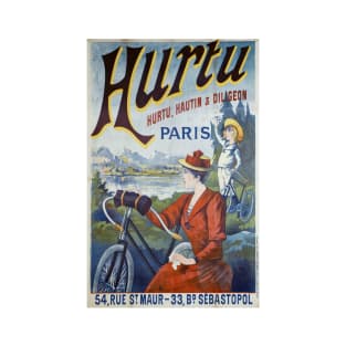 Affiche Cycles Hurtu T-Shirt