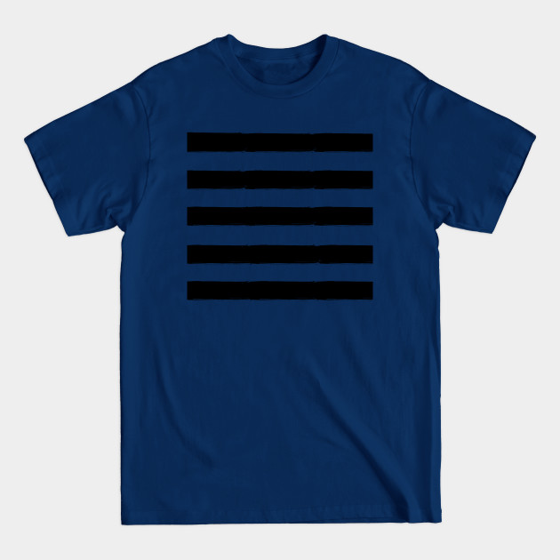 Simple Black - Black Artwork - T-Shirt