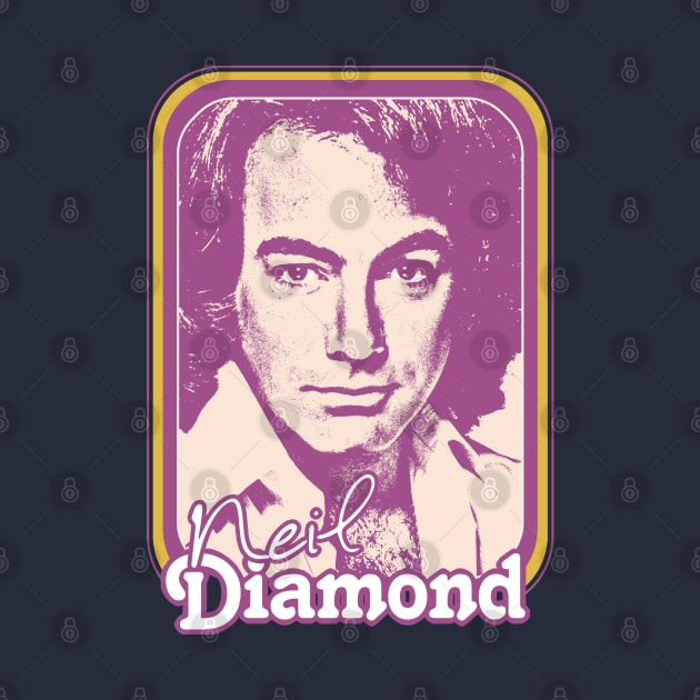 Neil Diamond /// Retro 1970s Fan Design by DankFutura