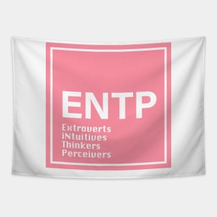 ENTP mbti pink color Tapestry