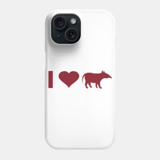 I love tapirs gift idea baby lover Phone Case