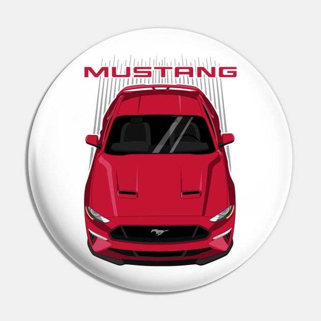 Mustang GT 2018 to 2019 - Ruby Red Pin by V8social