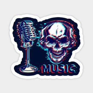 Skull Music Festival Magnet