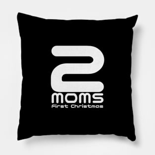 Two Mom Family's Unforgettable First Christmas Gifts Pillow