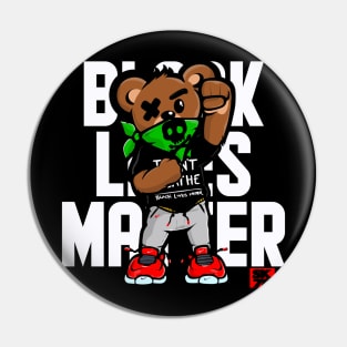 Black Lives Matter Bear Pin