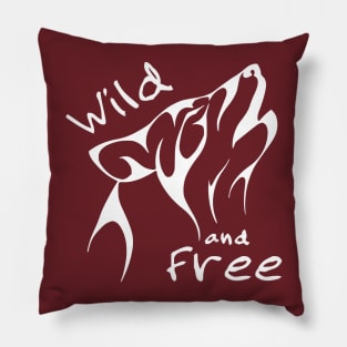 Wild and Free (W6) Pillow