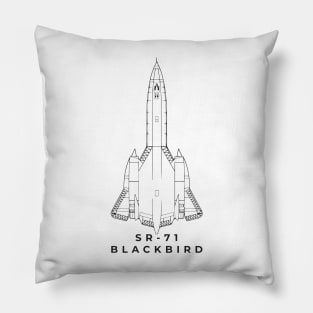 SR-71 Blackbird Pillow