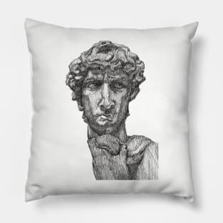 David - Statue of David Pillow