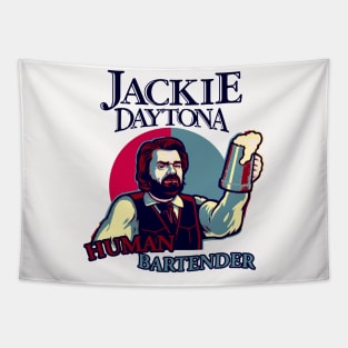 Jackie Daytona Human Bartender Tapestry