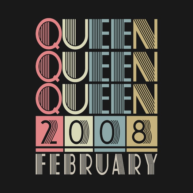 2008 - Queen February Retro Vintage Birthday by ReneeCummings