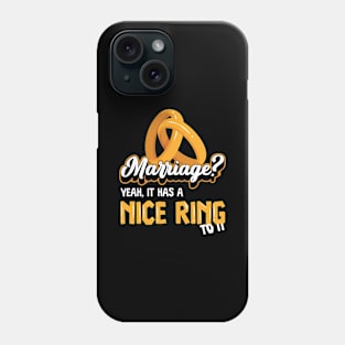Funny Engaged Wedding Bachelorette Party and Bride Bridal Phone Case
