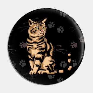 THE CAT LOVE Pin