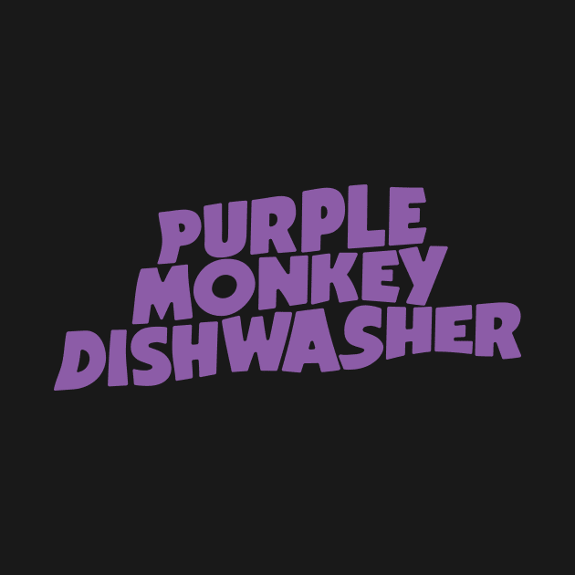 Purple Monkey Dishwasher by winstongambro