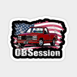 OBS Obsession Chevy C/K trucks General Motors 1988 and 1998 pickup trucks, heavy-duty trucks square body Old body style Magnet