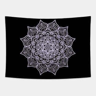 Pink Mandala Digital Art Tee Tapestry