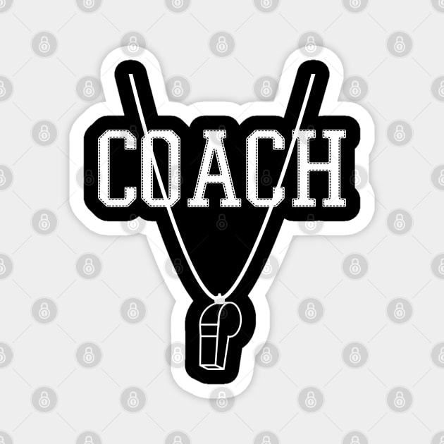 Coach Design With Whistle Teacher Gift Magnet by SpaceManSpaceLand