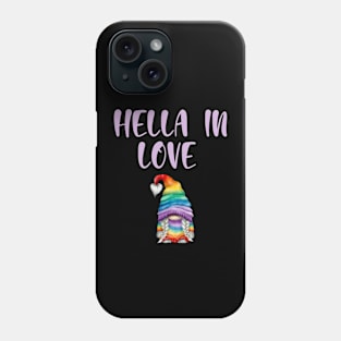 Valentine gnomes hella in love Phone Case