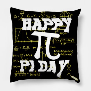 Happy pi day Pillow