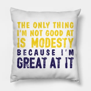 Modesty (Variant) Pillow