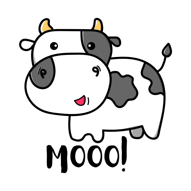 Moo - the cow by Little Designer