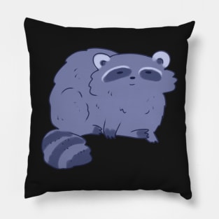 Funny Chunky Raccoon Pillow