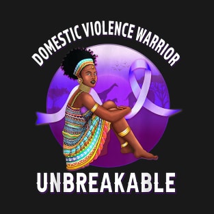 domestic violence warrior unbreakable T-Shirt