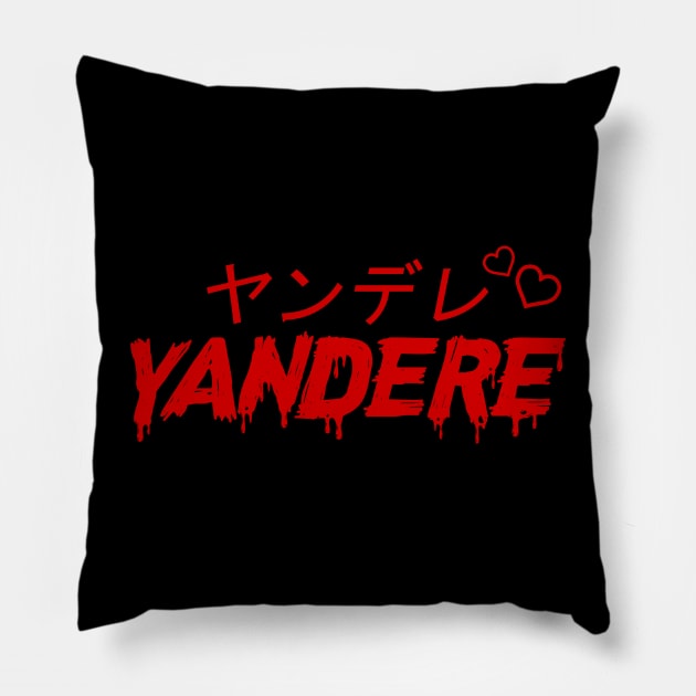 Yandere - Halloween Anime & Manga Otaku Pillow by jpmariano