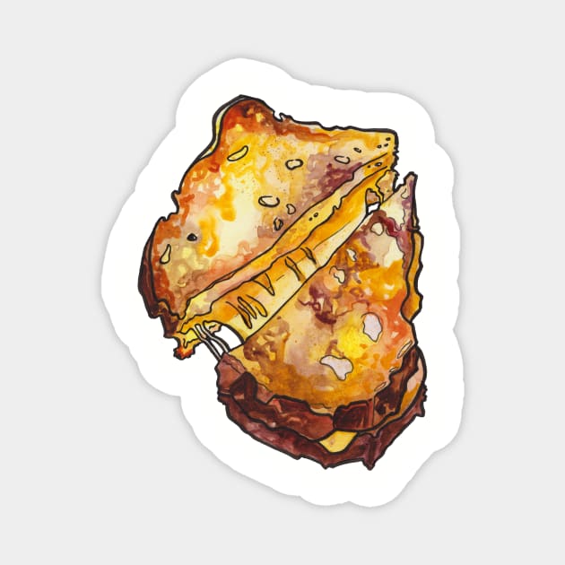 Grilled Cheese Magnet by JenTheTracy