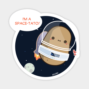 Cute Space Potato Magnet