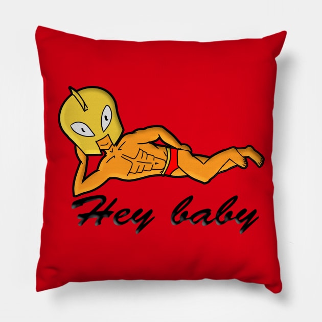 Hey baby! Pillow by DariaMT