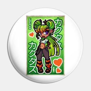 Cactus Girl Pin