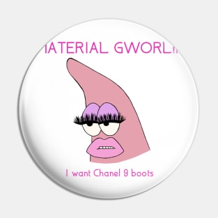 Material Gworl Patrick Star Pin