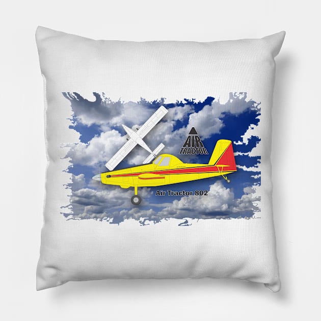 Air Tractor AT802 Pillow by GregThompson