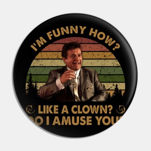 Funny Gifts Mobster Retro Movie Vintage Pin