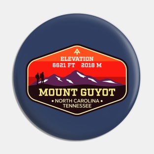 Mount Guyot -  North Carolina / Tennessee - Appalachian Trail Mountain Climbing Badge Pin