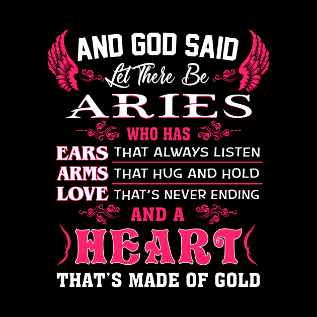 Aries Girl - And God Said Let There Be Aries Girl by BTTEES