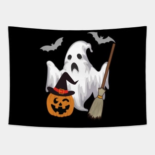 Halloween Face Mask, Happy Hallween For kids, Haloween ghost Face Mask for Kids. Tapestry