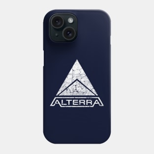 ALTERRA subnautica white logo Phone Case