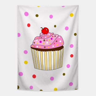 EVERYTHING Is Better With Sprinkled Cupcake Lover - Cupcake Art Tapestry