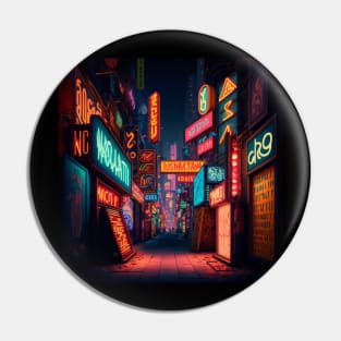 Neon City Pin