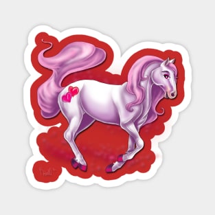 Valentine Pony Magnet