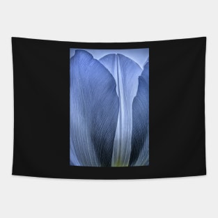 Blue Tulip Close-up Tapestry