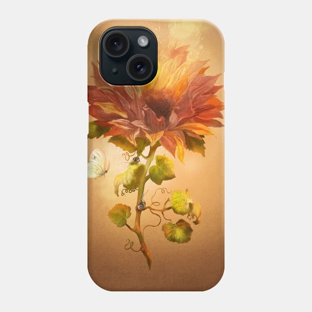 Autumn Flower Phone Case by DVerissimo