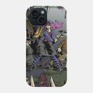 Alice and the Invaders From Wonderland Phone Case