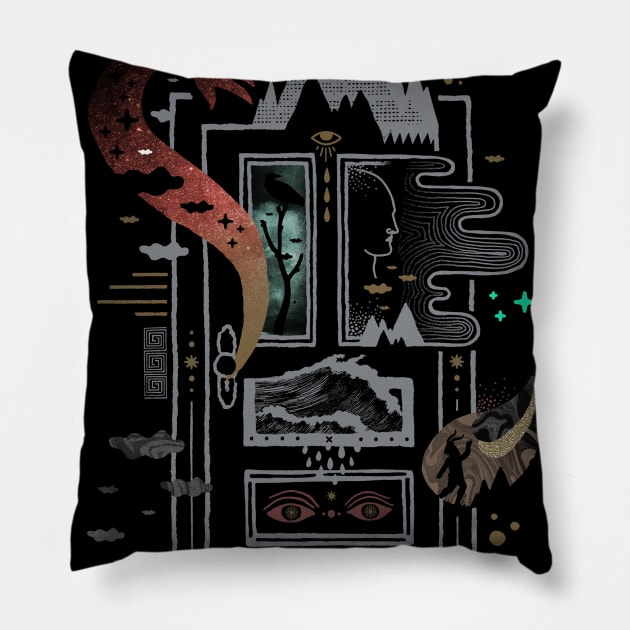 Stay Home Pillow by chaos_magic