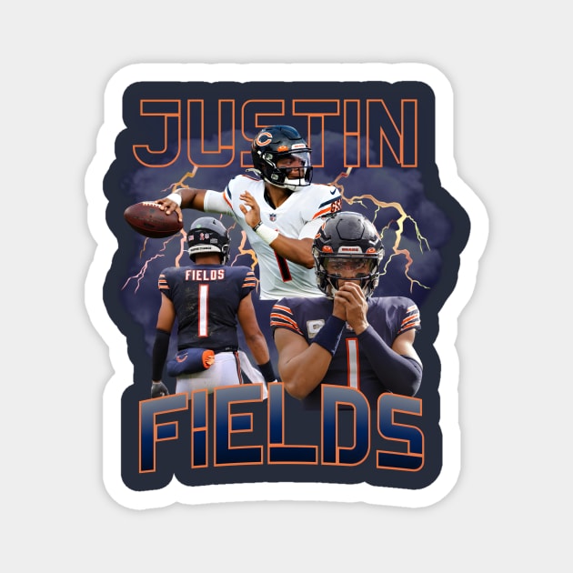 Bears QB Justin Fields Magnet by tzachjack