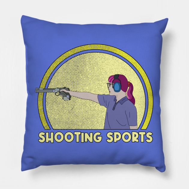 Shooting Sports Pillow by DiegoCarvalho