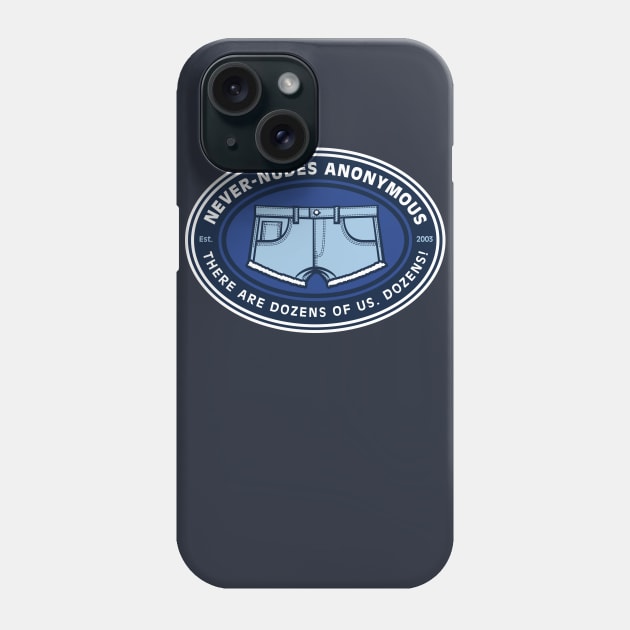 Never-Nudes Anonymous Phone Case by SixEyedMonster