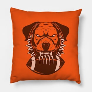 The Old School Football Hell Dawn Pound Dog Pillow